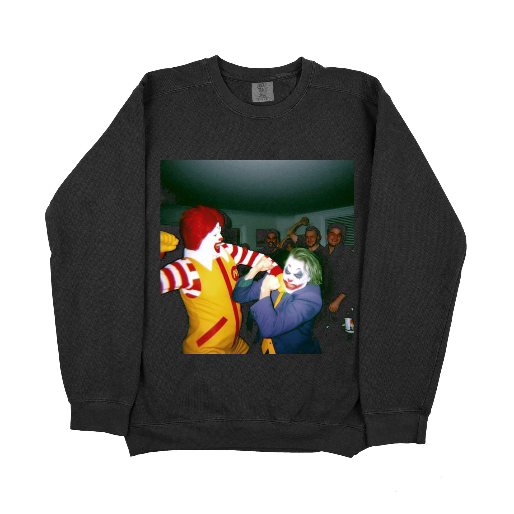 "Clown Showdown: Ronald vs. Joker" Sweatshirt